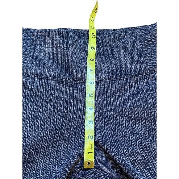 Athleta‎ Womens High-Waisted Herringbone Leggings S Polyester Blend Gray - Picture 7 of 7
